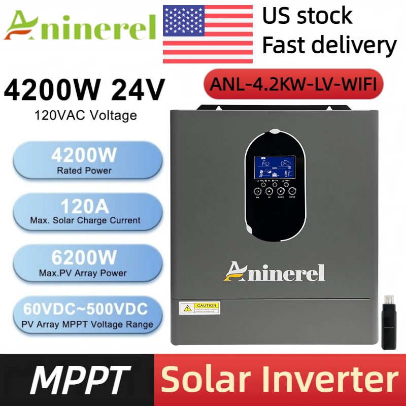Drone Solar Charger - Aninerel US stock 110-120V NOUVEAU Onduleur