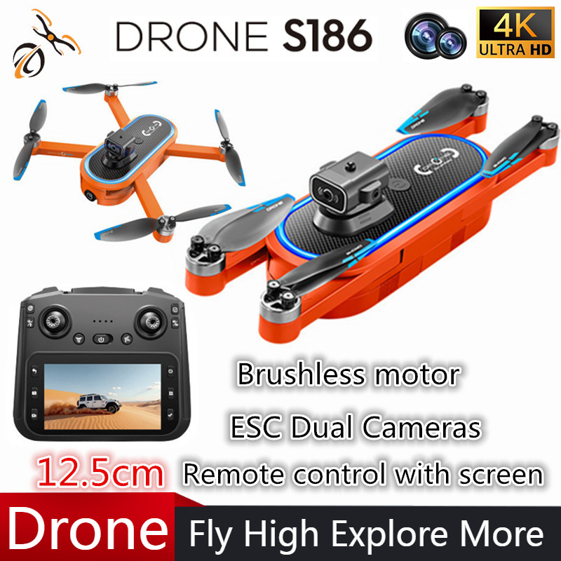 2025 S186 Drone professionnel  - Drone Controller Screen avis et prix