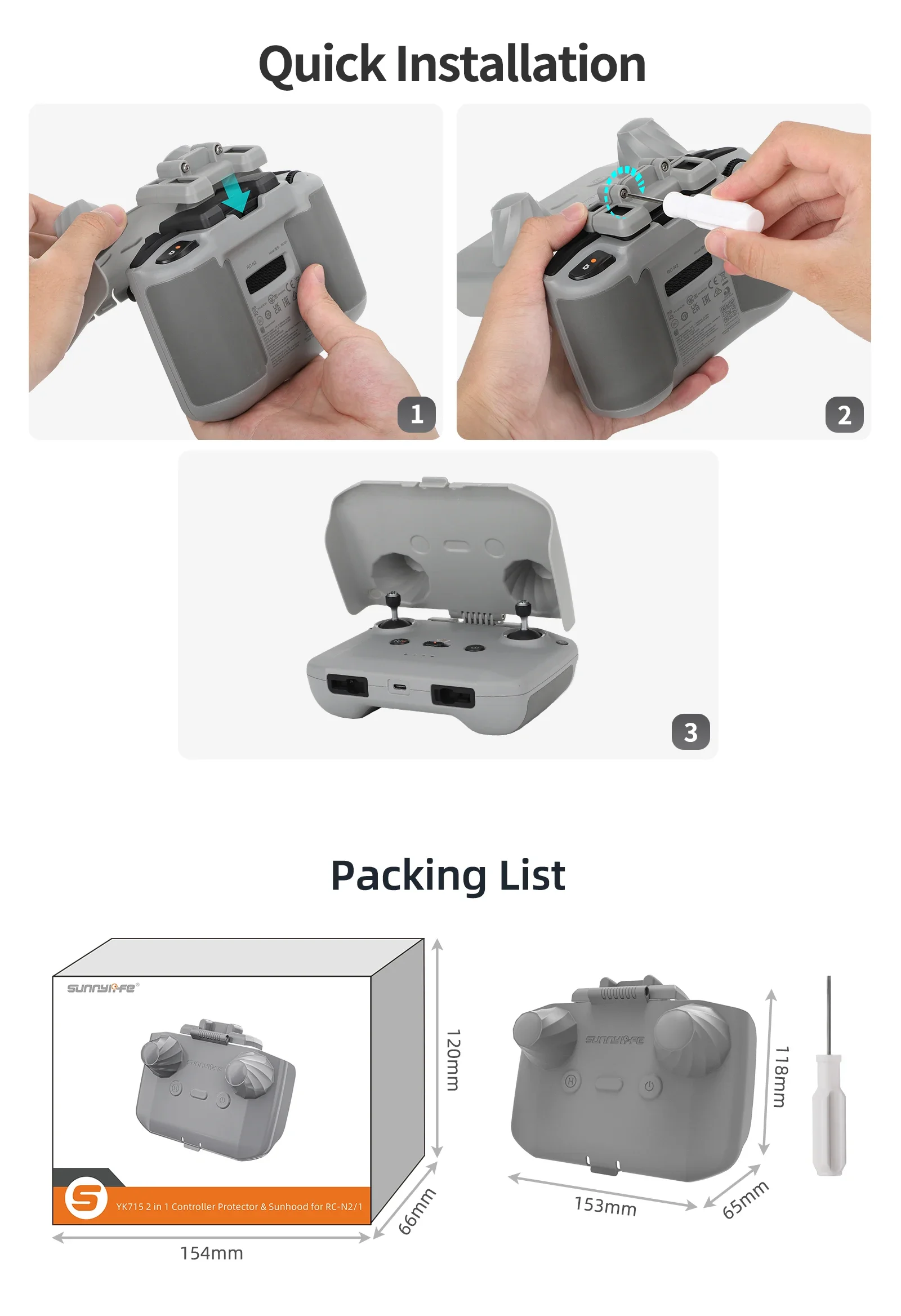 Protecteur de contrôleur 2 en  - Drone Control Stick avis et prix