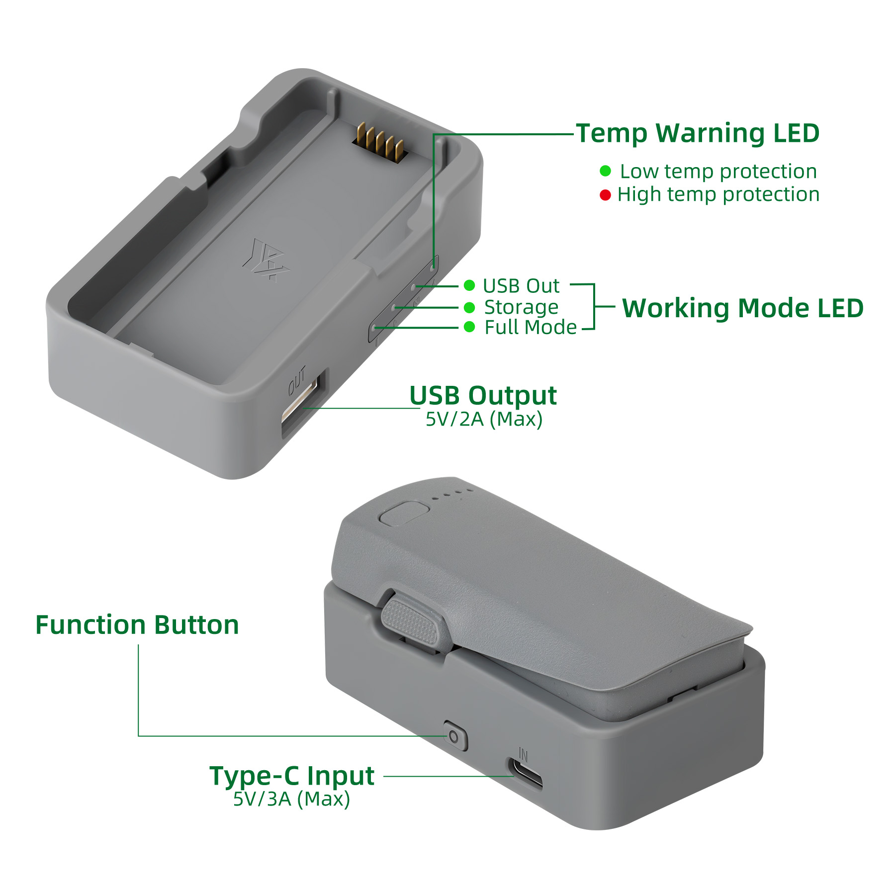 Chargeur de batterie USB pour  - Drone Charging Hub avis et prix