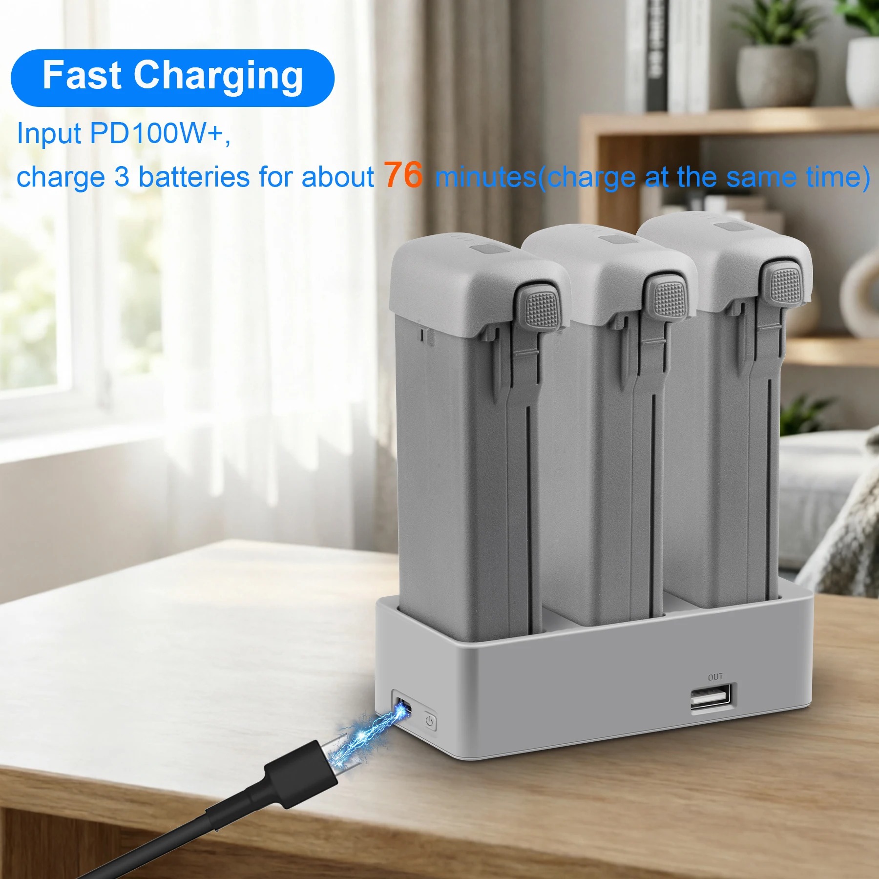 Chargeur rapide trois voies po - Drone Charging Hub avis et prix